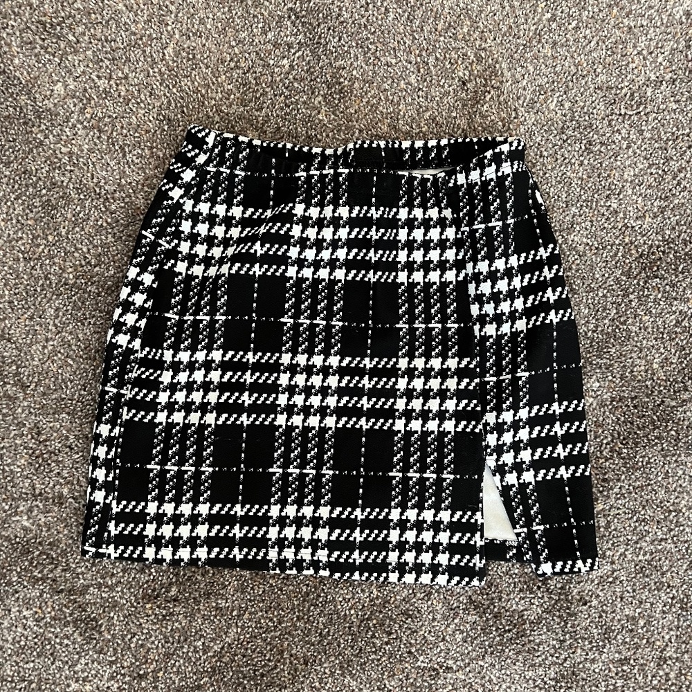 Plaid Mini Skirt